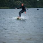 Alex Maes Lift Foils event carve before jump