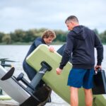 Lift Foils Fly By pitstop battery swap Lift4 lime green